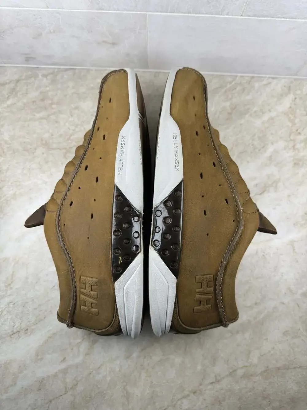 Helly Hansen Brown Suede Non-Marking Deck Sneakers Size 10.5